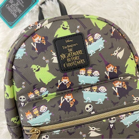 Loungefly The Nightmare Before Christmas Characters Mini Backpack - Picture 2 of 9